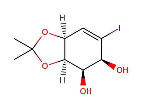 (3aR,4R,5S,7aS)-6-iodo-2,2-dimethyl-3a,4,5,7a-tetrahydro-1,3-benzodioxole-4,5-diol