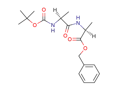 Molecular Structure of 18670-98-9 (benzyl N-(tert-butoxycarbonyl)alanylalaninate)