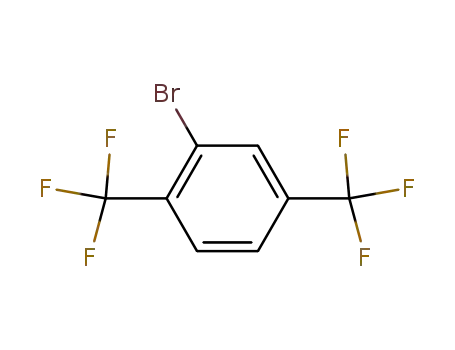 Molecular Structure of 7617-93-8 (2,5-Bis(trifluoromethyl)bromobenzene)