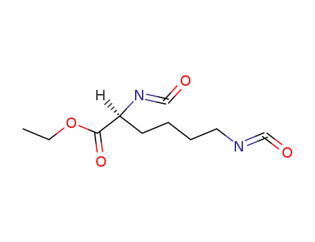 Molecular Structure of 45172-15-4 (L-Lysine Diisocyanate)