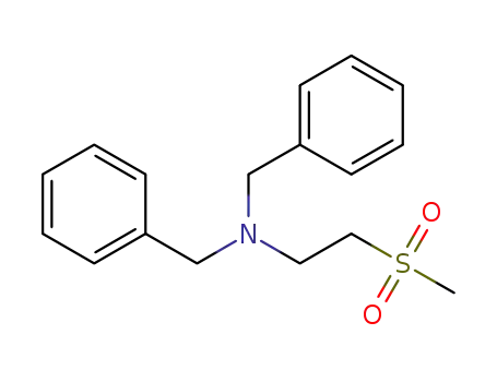 N,N-dibenzyl-2-(methylsulfonyl)ethylamine