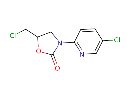5-(chloromethyl)-3-(5-chloropyridin-2-yl)-1,3-oxazolidin-2-one
