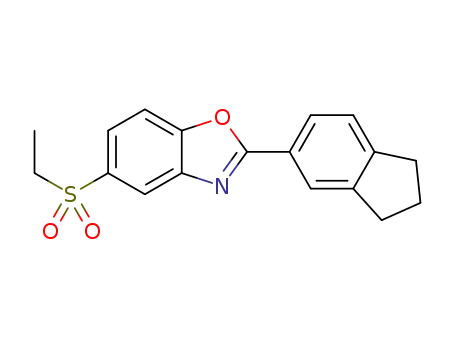 2-(2,3-dihydro-1H-inden-5-yl)-5-(ethylsulfonyl)benzo[d]oxazole