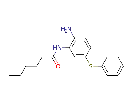Hexanoic acid (2-amino-5-phenylsulfanyl-phenyl)-amide
