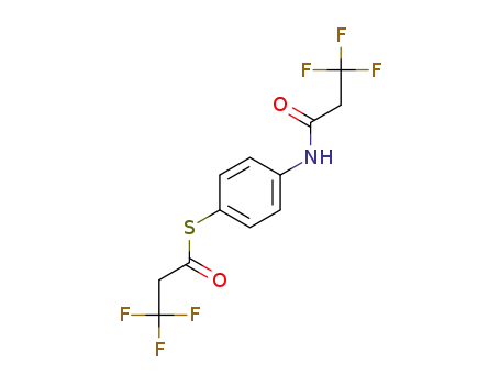S-4-(3,3,3-trifluoropropanamido)phenyl 3,3,3-trifluoropropanethioate