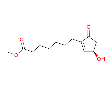 메틸(R)-(+)-3-HYDROXY-5-OXO-1-CYCLOPENTENE-1-HEPTANOATE