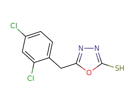 2-mercapto-5-(2,4-dichlorobenzyl)-1,3,4-oxadiazole