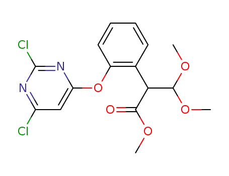 methyl 2-(2-(2,6-dichloropyrimidin-4-yloxy)phenyl)-3,3-dimethoxypropanoate
