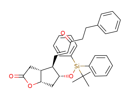 (3aR,4R,5R,6aS)-5-(tert-butyldiphenylsilyloxy)-4-((E)-3-oxo-5-phenylpent-1-enyl)hexahydro-2H-cyclopenta[b]furan-2-one