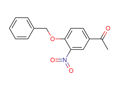 Molecular Structure of 14347-05-8 (4-Benzyloxy-3-nitroacetophenone)