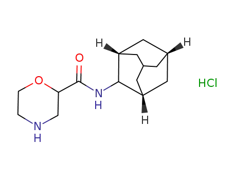 N-2-adamantyl-morpholine-2-carboxyamide hydrochloride