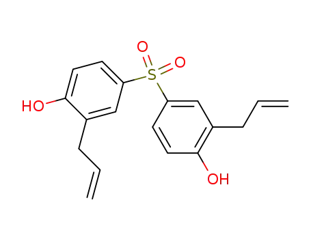 Molecular Structure of 41481-66-7 (Bis(3-allyl-4-hydroxyphenyl)sulfone)