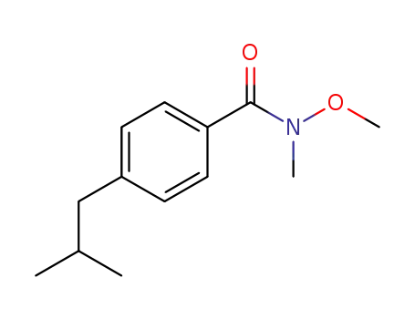4-isobutyl-N-methoxy-N-methylbenzamide
