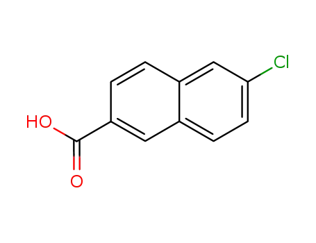 Molecular Structure of 5042-97-7 (6-Chloro-2-naphthoic acid)