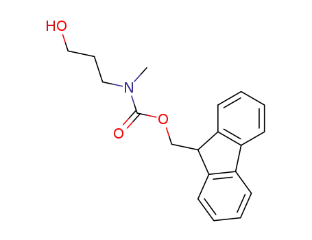 Molecular Structure of 1419843-78-9 ((9H-fluoren-9-yl)methyl 3-hydroxypropylmethylcarbamate)