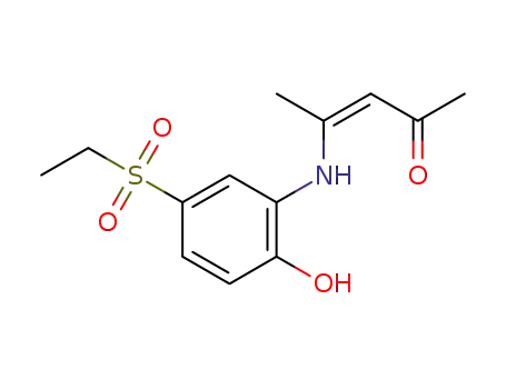 (3Z)-4-(5-ethylsulfonyl-2-hydroxyanilino)pent-3-en-2-one