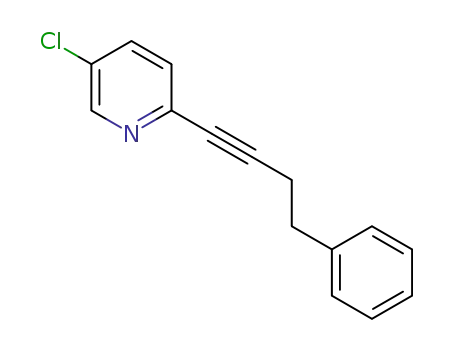 5-chloro-2-(4-phenylbut-1-yn-1-yl)pyridine