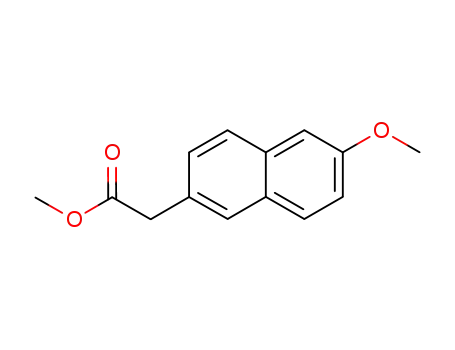 Molecular Structure of 23981-48-8 (methyl 6-methoxynaphthalene-2-acetate)
