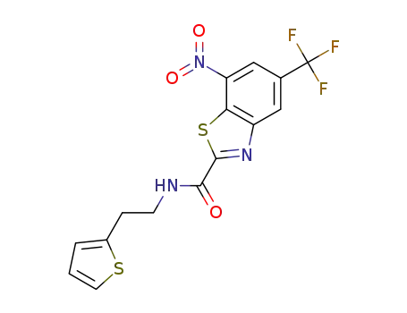 7-nitro-N-(2-thien-2-ylethyl)-5-(trifluoromethyl)-1,3-benzothiazole-2-carboxamide
