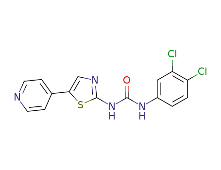 1-(3,4-dichlorophenyl)-3-(5-(pyridin-4-yl)thiazol-2-yl)urea