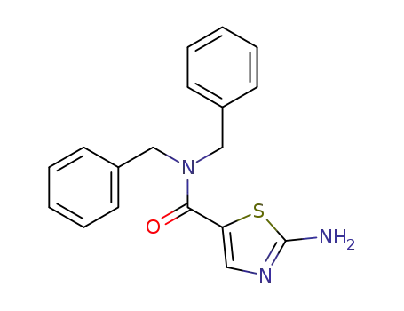 2-amino-N,N-dibenzylthiazole-5-carboxamide