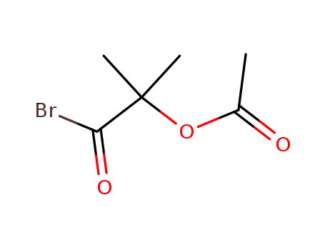 Molecular Structure of 40635-67-4 (2-Acetoxy-2-methylpropionyl bromide)