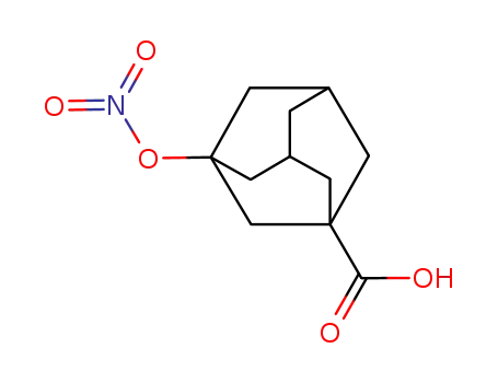 Molecular Structure of 50795-82-9 (3-(nitrooxy)tricyclo[3.3.1.1~3,7~]decane-1-carboxylic acid)