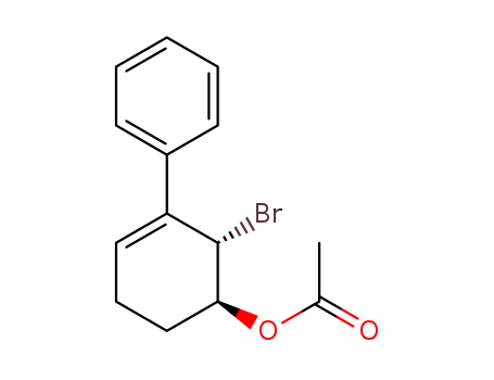 (1S,2S)-2-bromo-3-phenylcyclohex-3-enyl acetate