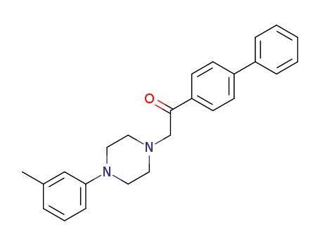 1-(biphenyl-4-yl)-2-(4-m-tolylpiperazin-1-yl)ethanone
