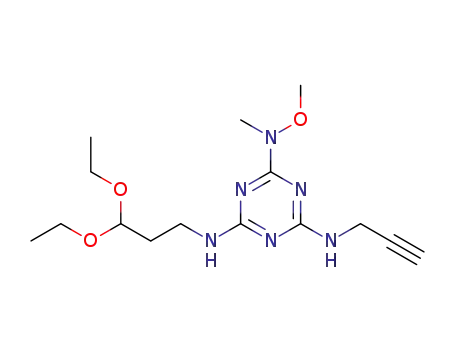 N-[4-(3,3-diethoxypropylamino)-6-prop-2-ynylamino-[1,3,5]triazin-2-yl]-O,N-dimethylhydroxylamine