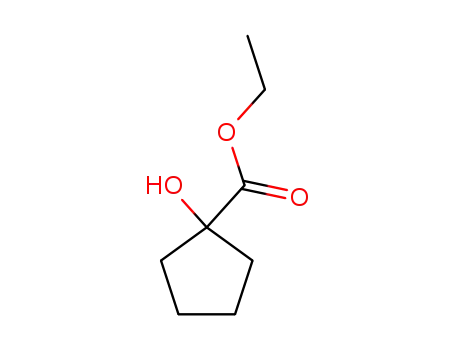 Molecular Structure of 41248-23-1 (ETHYL 1-HYDROXYCYCLOPENTANE-CARBOXYLATE)