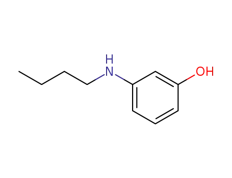 Molecular Structure of 58494-81-8 (Phenol, 3-(butylamino)-)