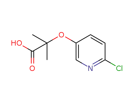 2-(6-chloropyridin-3-yloxy)-2-methylpropanoic acid