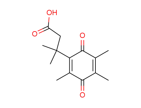 3-methyl-3-(2,4,5-trimethyl-3,6-dioxo-cyclohexa-1,4-dienyl)-butyric acid
