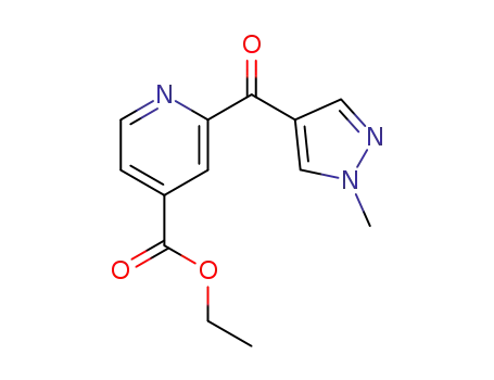 ethyl 2-(1-methyl-1H-pyrazole-4-carbonyl)isonicotinate