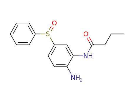 2-butyramido-4-phenylsulfinylaniline