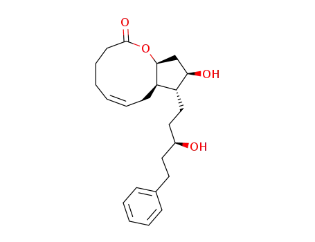 (8aR,9R,10R,14aS,Z)-10-hydroxy-9-((3R)-3-hydroxy-5-phenylpentyl)-4,5,8,8a,9,10,11,11a-octahydrocyclopenta[b]oxecin-2(3H)-one
