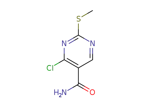4-chloro-2-(methylsulfanyl)pyrimidine-5-carboxamide
