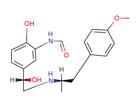 Molecular Structure of 67346-50-3 (Formamide, N-[2-hydroxy-5-[1-hydroxy-2-[[2-(4-methoxyphenyl)-1-methylethyl]amino]ethyl]phenyl]-, [S-(R*,S*)]-)