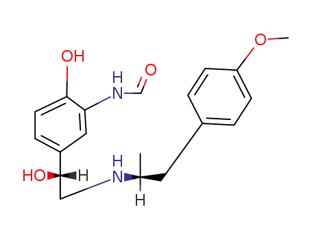 Molecular Structure of 67346-51-4 (Formamide, N-[2-hydroxy-5-[1-hydroxy-2-[[2-(4-methoxyphenyl)-1-methylethyl]amino]ethyl]phenyl]-, [R-(R*,S*)]-)