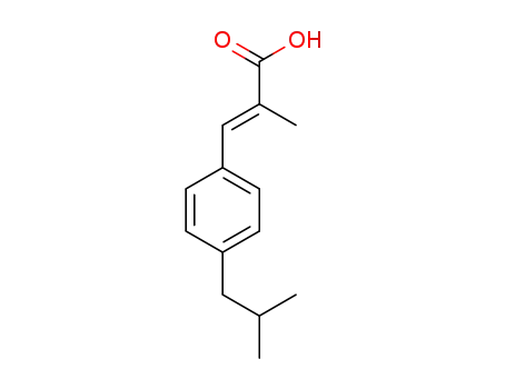 (E)-3-(4-isobutylphenyl)-2-methylacrylic acid