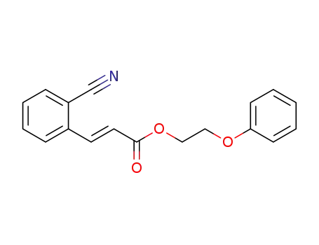 2-phenoxyethyl (E)-3-(2-cyanophenyl)acrylate