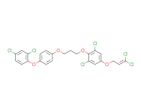 1,3-dichloro-5-((3,3-dichloroallyl)oxy)-2-(3-(4-(2,4-dichlorophenoxy)phenoxy)propoxy)benzene
