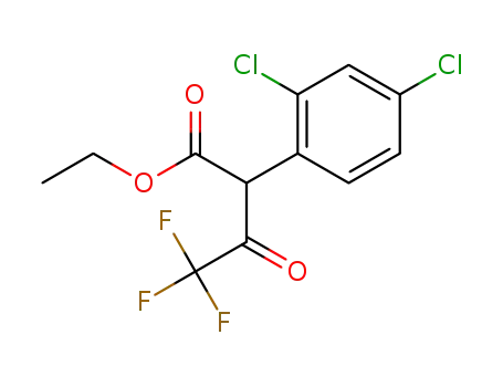 ethyl 2-(2,4-dichlorophenyl)-4,4,4-trifluoro-3-oxobutanoate