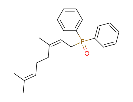 Molecular Structure of 70143-03-2 (Phosphine oxide, (3,7-dimethyl-2,6-octadienyl)diphenyl-, (Z)-)