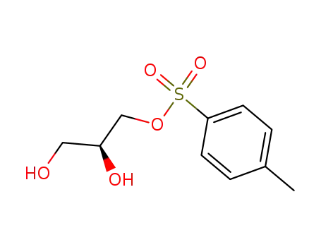 Molecular Structure of 50765-70-3 ((S)-1-TOSYLOXY-2,3-PROPANEDIOL)