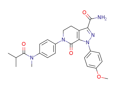 1-(4-methoxyphenyl)-6-(4-(N-methyl-N-isobutyrylamino)phenyl)-7-oxo-4,5,6,7-tetrahydro-1H-pyrazolo[3,4-c]pyridine-3-carboxamide