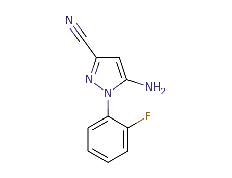 5-amino-1-(2-fluorophenyl)-3-cyano-1H-pyrazole