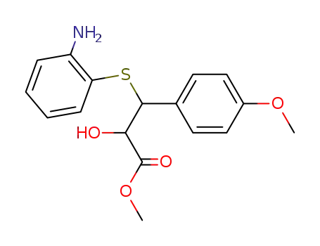 (2RS,3RS)-3-(2'-aminophenylthio)-2-hydroxy-3-(4''-methoxyphenyl)-propionic acid methyl ester