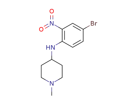 N-(4-bromo-2-nitrophenyl)-1-methylpiperidin-4-amine
